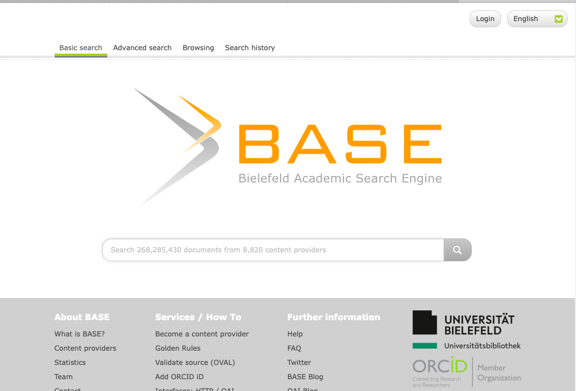 Bielefeld Academic Search Engine Akademisyenler için 10 Ücretsiz Veritabanı 